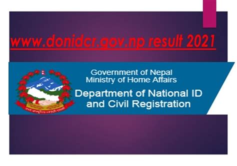 Department of National Id and Civil Registration.